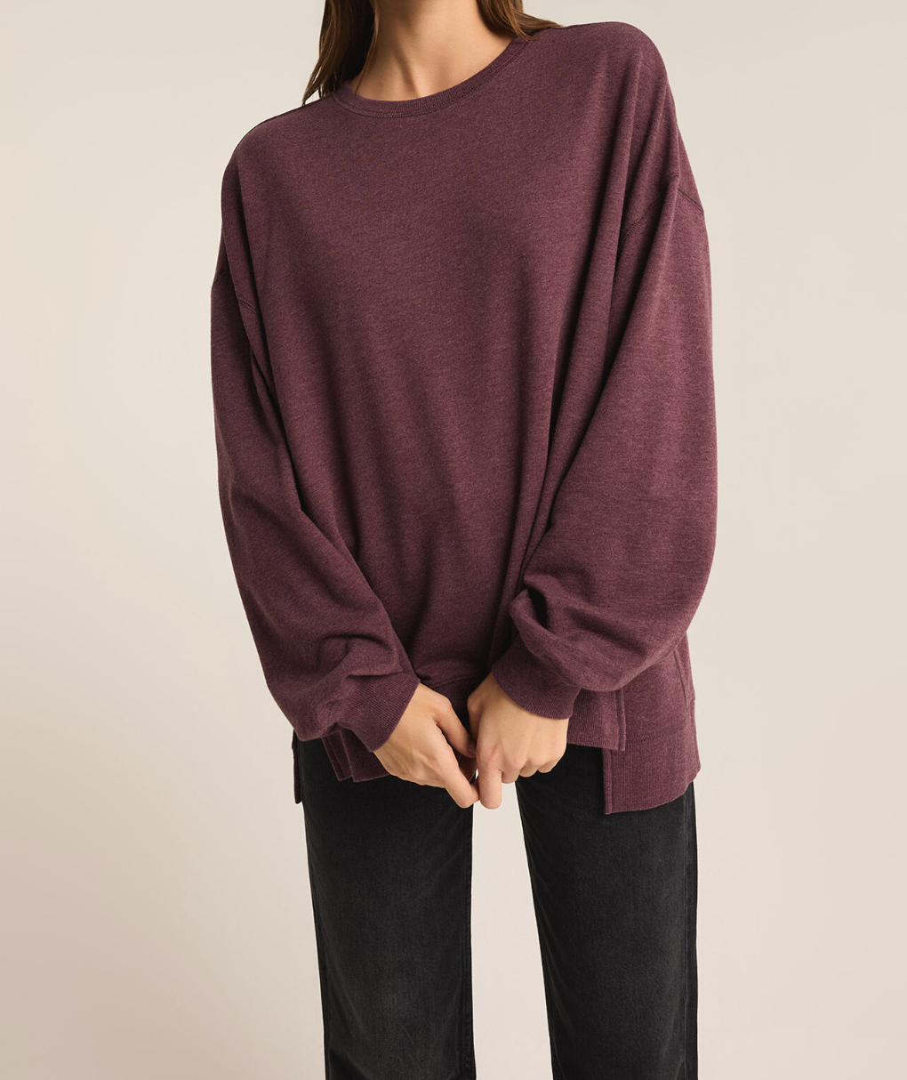 Berry Wine Sweatshirt Apex Ethical Boutique