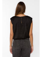 Black Leopard Print Top Apex Ethical Boutique