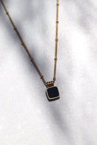 Black Pendant Necklace Apex Ethical Boutique