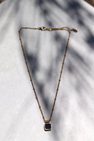 Black Pendant Necklace Apex Ethical Boutique