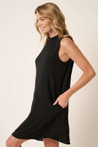 Black Sleeveless Dress Apex Ethical Boutique