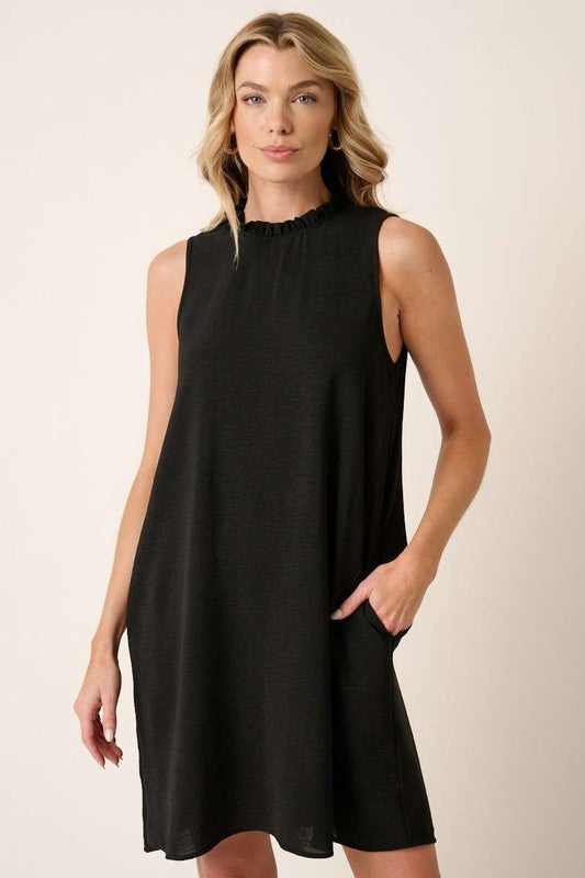 Black Sleeveless Dress Apex Ethical Boutique