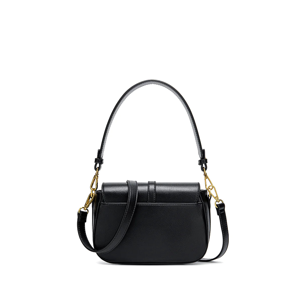 Black Vegan Saddle Bag Apex Ethical Boutique