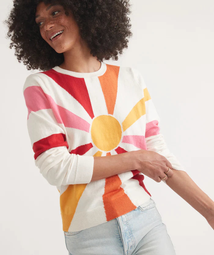 Colorful Sun Sweater Apex Ethical Boutique