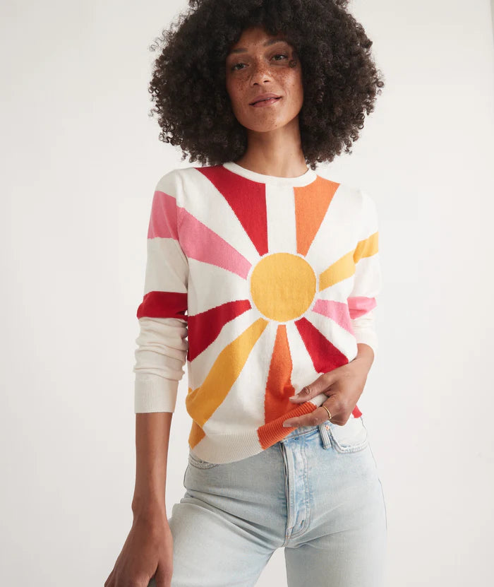 Colorful Sun Sweater Apex Ethical Boutique