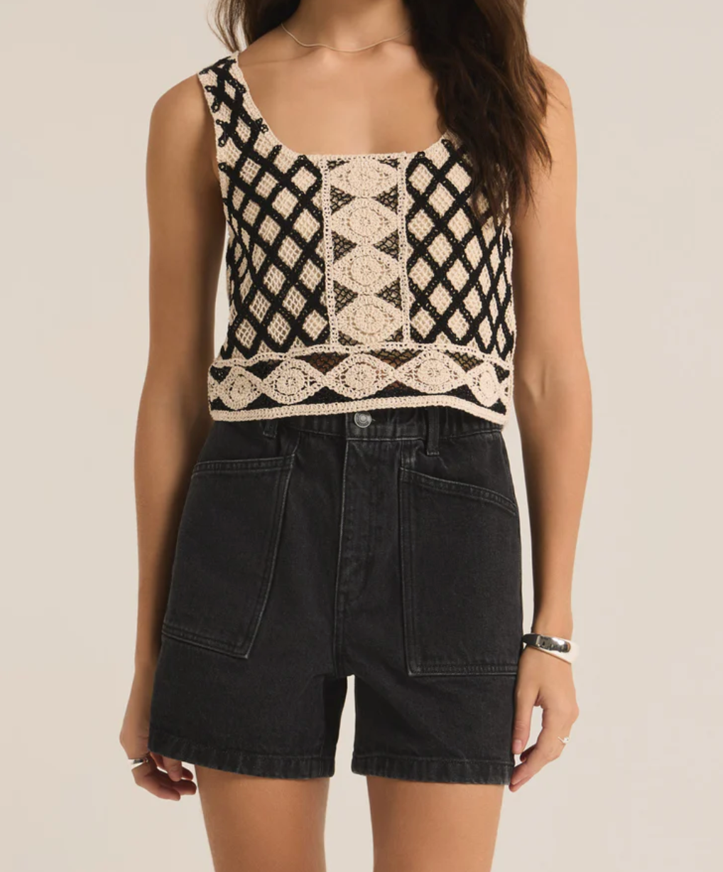 Crochet Tank Top Apex Ethical Boutique