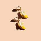 Gold Plated Banana Earrings