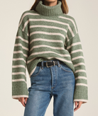 Green Stripe Sweater Apex Ethical Boutique