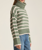 Green Stripe Sweater Apex Ethical Boutique