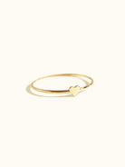 gold heart ring