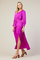 Long Sleeve Orchid Dress Apex Ethical Boutique