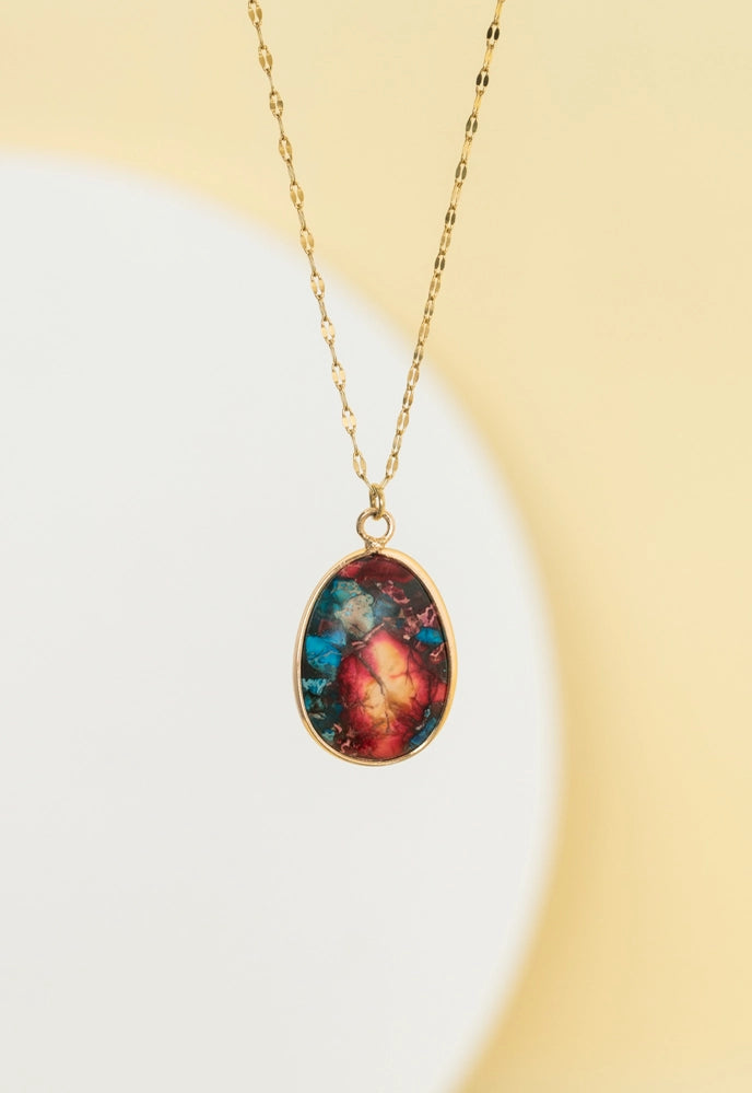 Mosaic Jasper Necklace Apex Ethical Boutique