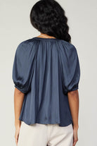 Navy Work Blouse Apex Ethical Boutique