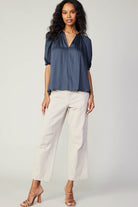 Navy Work Blouse Apex Ethical Boutique