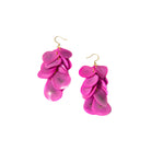 Organic Tagua Sustainable Pink Earrings