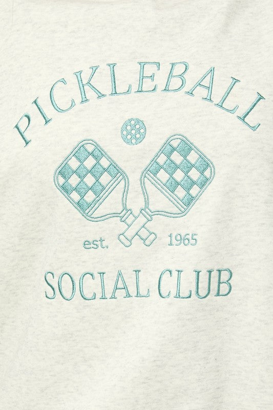 Pickleball Sweatshirt Apex Ethical Boutique