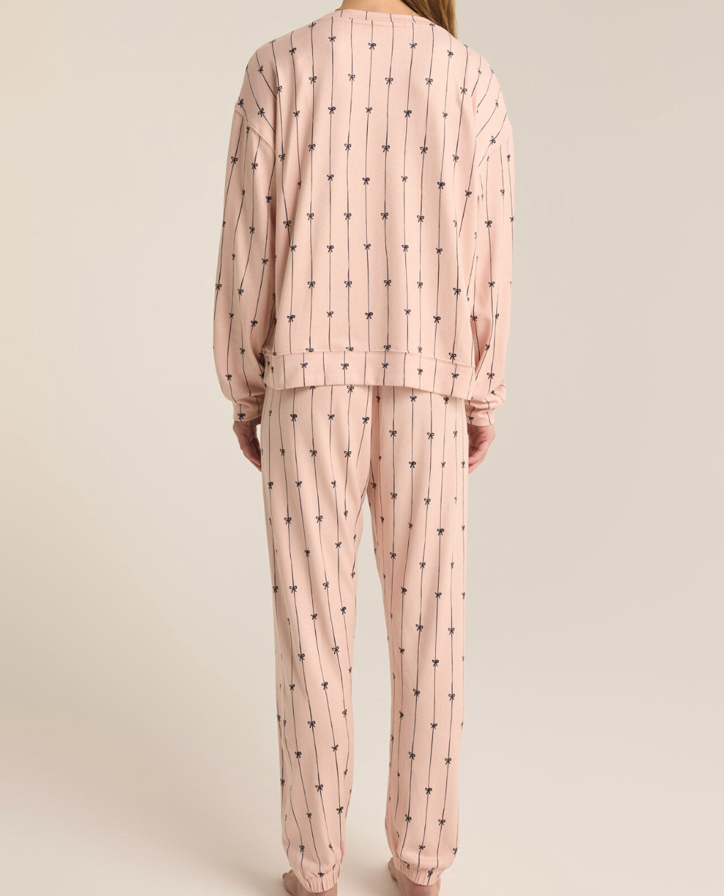 Pink Pinbow Pajama Set Apex Ethical Boutique