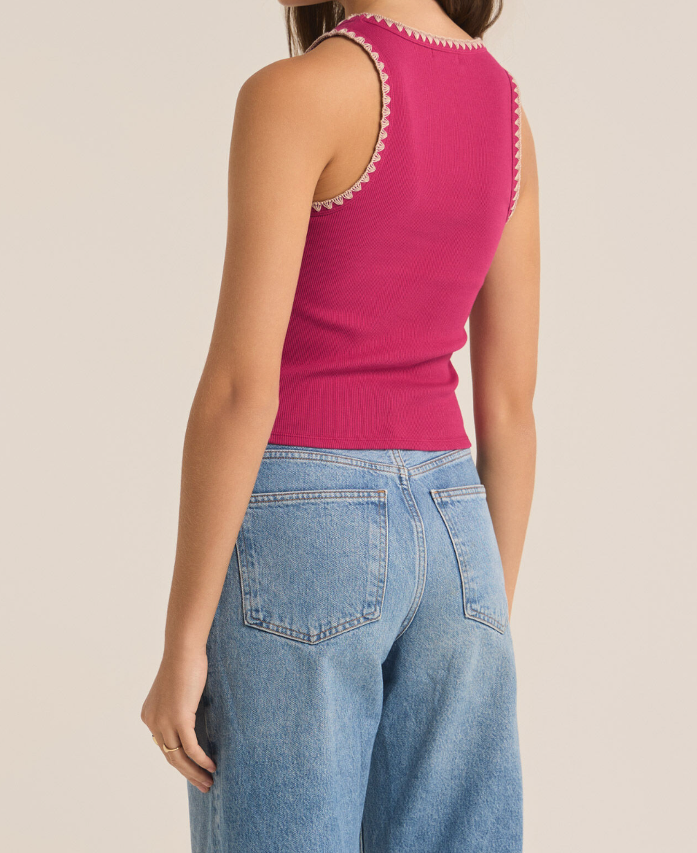 Pink Tank Top Apex Ethical Boutique