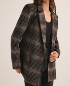 Plaid Blazer Apex Ethical Boutique