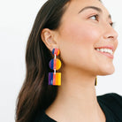 Rainbow Dangle Earrings Apex Ethical Boutique