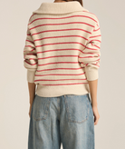 Red Stripe Sweater Apex Ethical Boutique