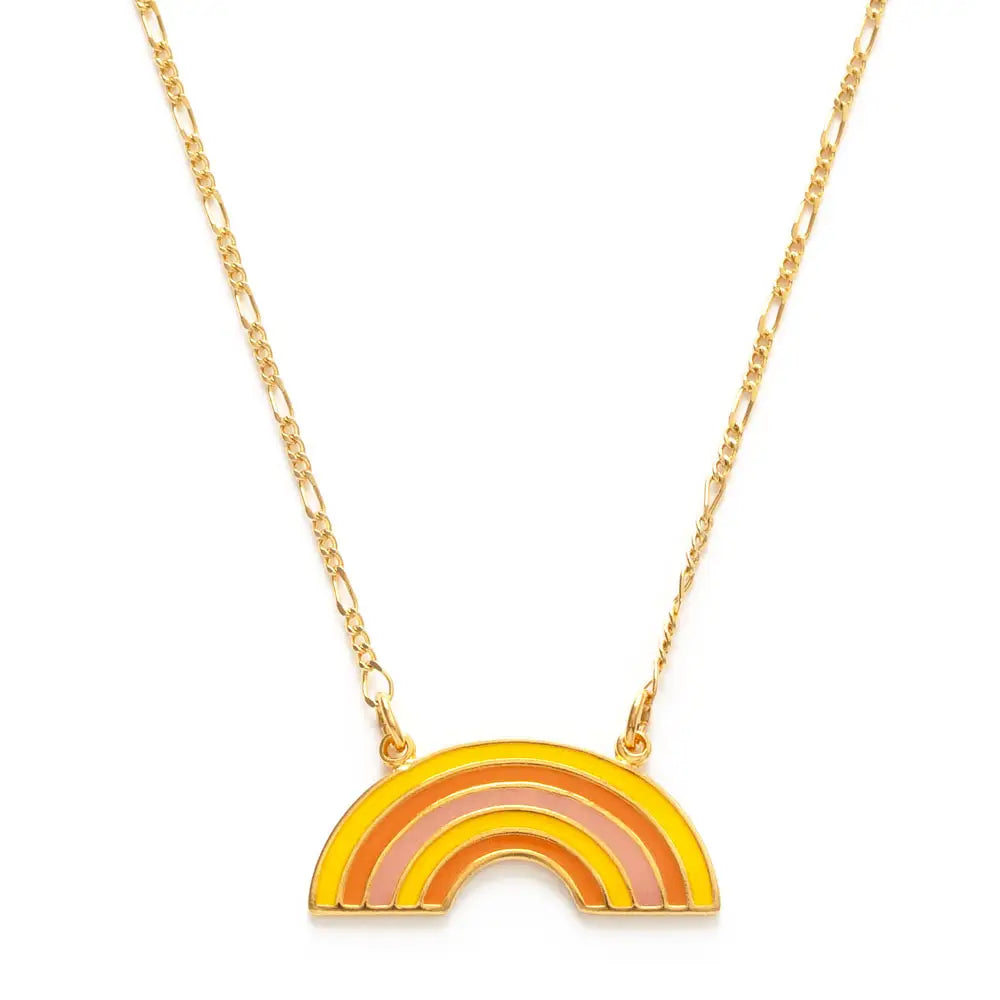 Retro Rainbow Necklace Apex Ethical Boutique