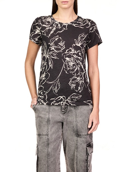 Rose Stencil Top Apex Ethical Boutique