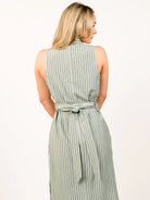 Striped Midi Dress Apex Ethical Boutique