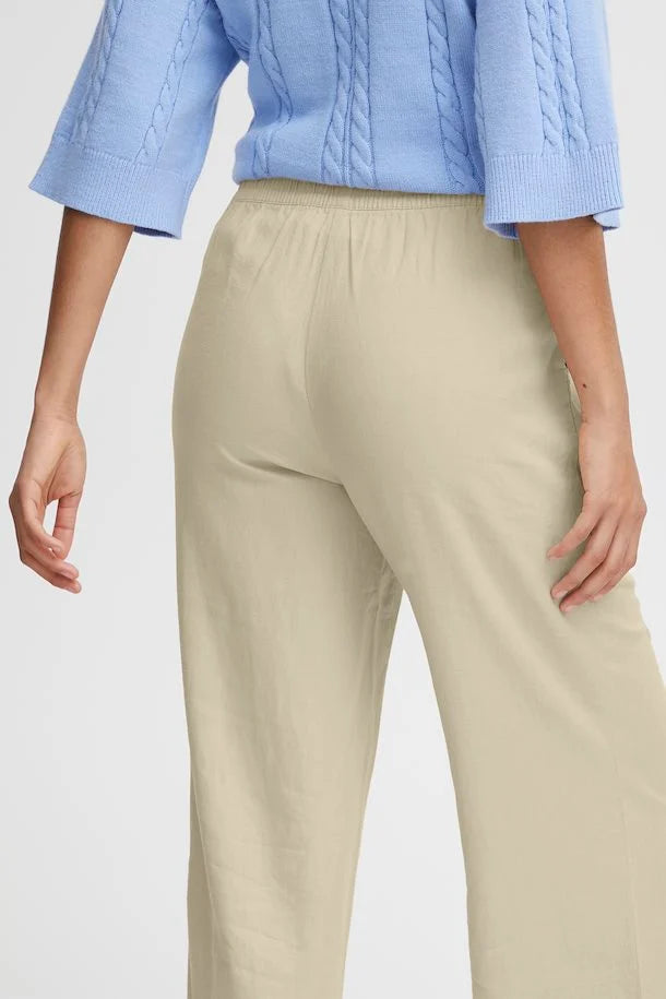 Taupe Trousers Apex Ethical Boutique