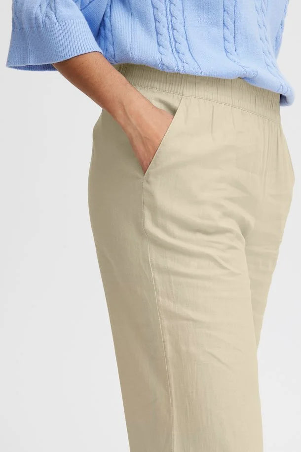 Taupe Trousers Apex Ethical Boutique