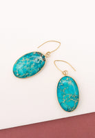 Turquoise Stone Earrings Apex Ethical Boutique