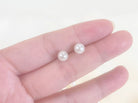 White Pearl Necklace & Pearl Stud Earring Set