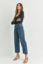 Wide Leg Denim Jeans Apex Ethical Boutique