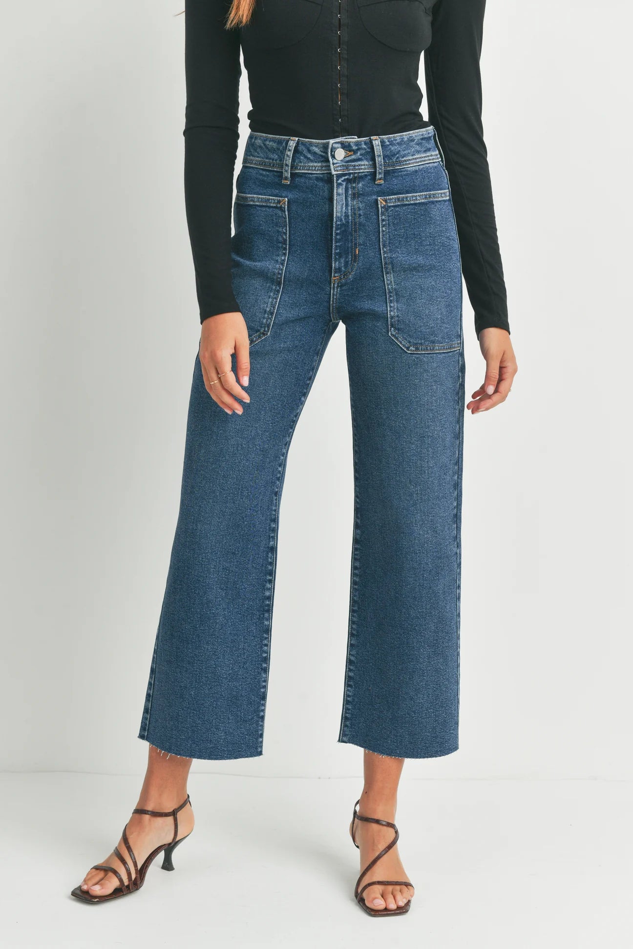 Wide Leg Denim Jeans Apex Ethical Boutique