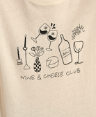 Wine & Cheese Tee Apex Ethical Boutique