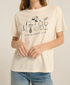 Wine & Cheese Tee Apex Ethical Boutique